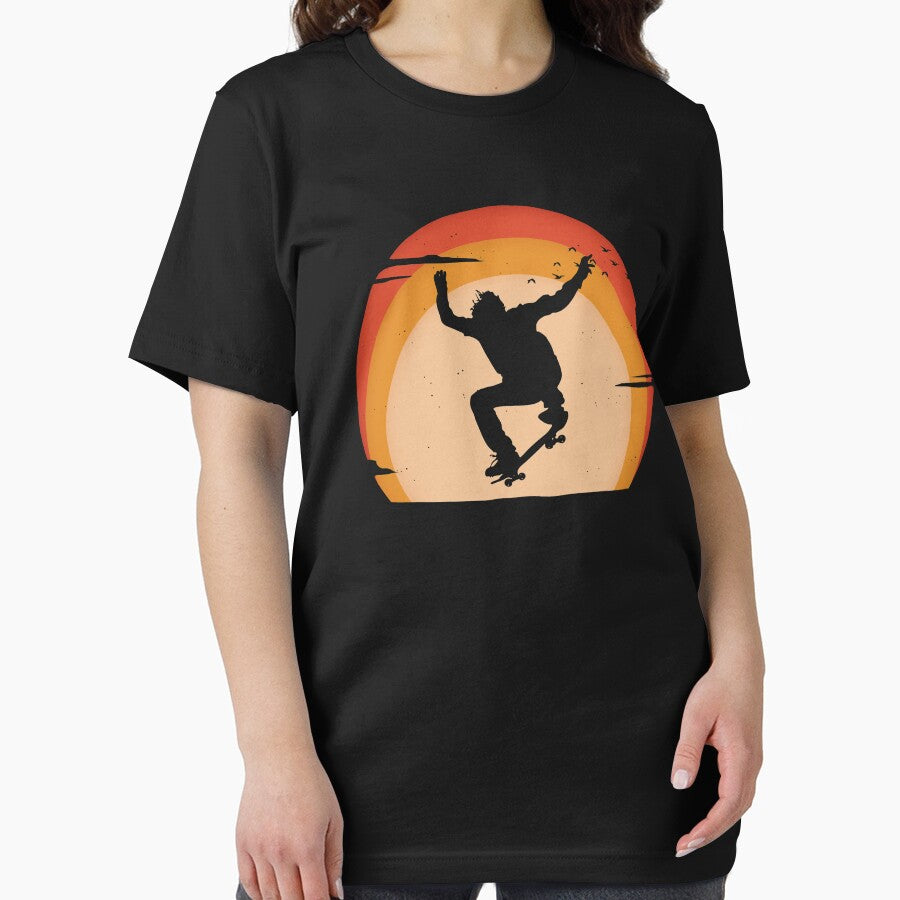Vintage Skateboard Skater Sunset by SHIRTOVERLORD T-Shirts, Hoodie, Sweatshirt | BlankRebels.com (Image 2)