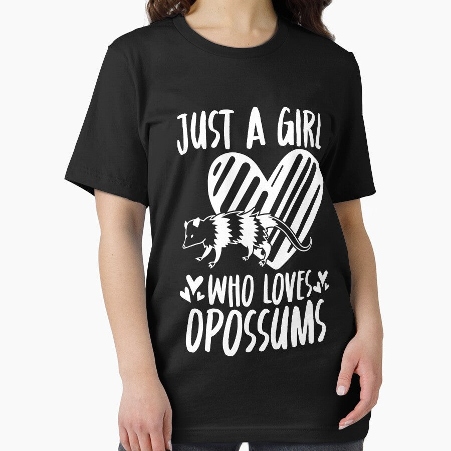 just a girl who loves opossums funny possum by teeshop87 T-Shirts, Hoodie, Sweatshirt | BlankRebels.com (Image 2)
