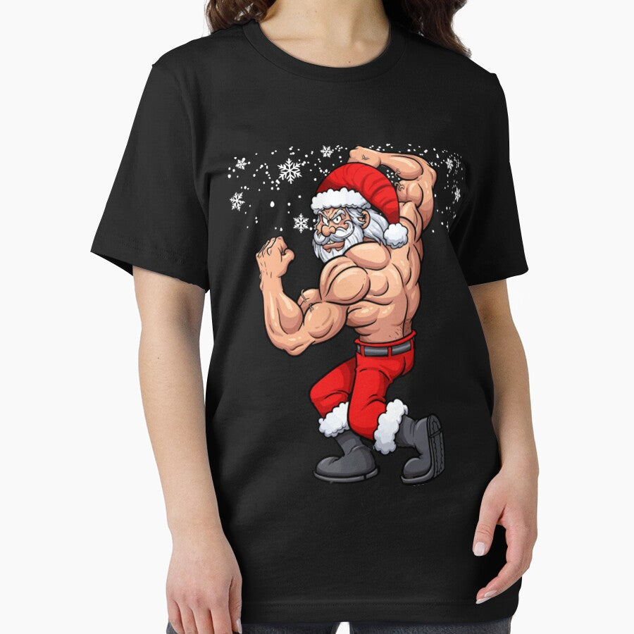Fitness Santa Christmas Gym by Raiseofwoman T-Shirts, Hoodie, Sweatshirt | BlankRebels.com (Image 2)