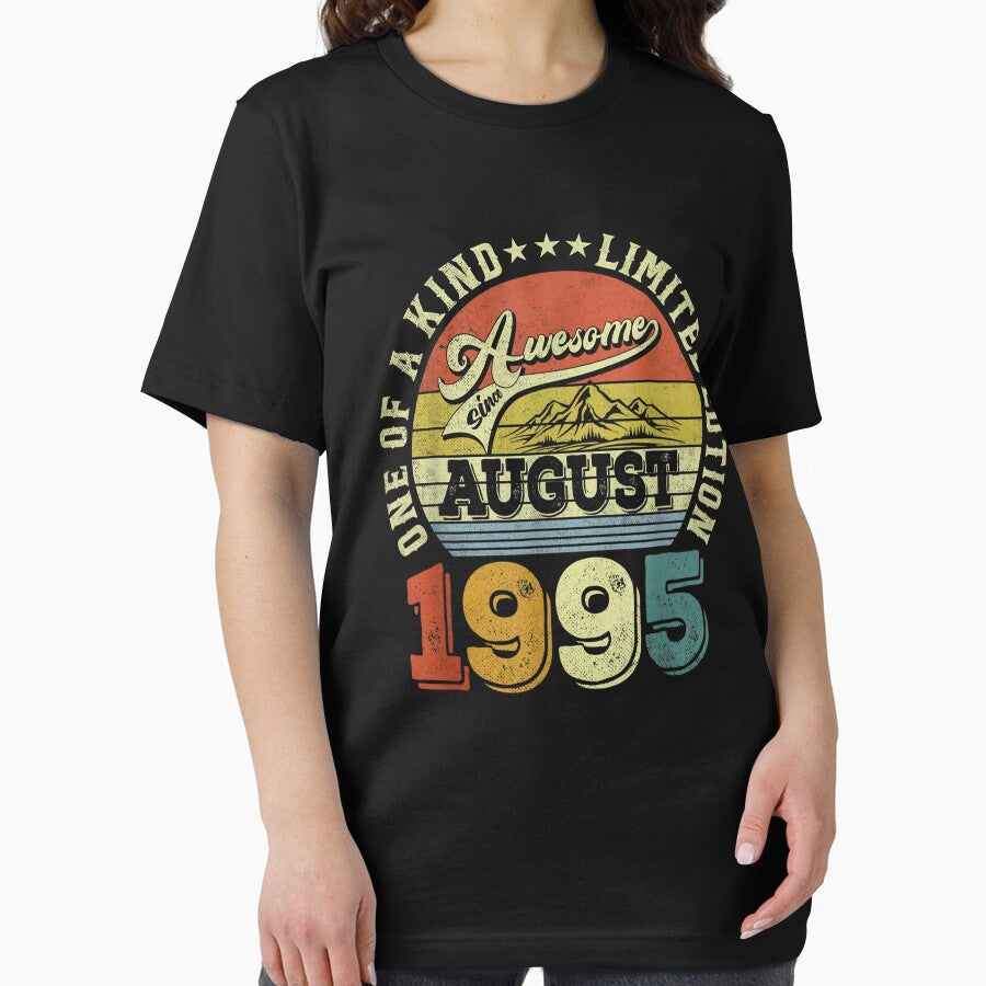 27 Years Old Gifts Awesome Since August 1995 27th Birthday by charalphe T-Shirts, Hoodie, Sweatshirt (Image 2)