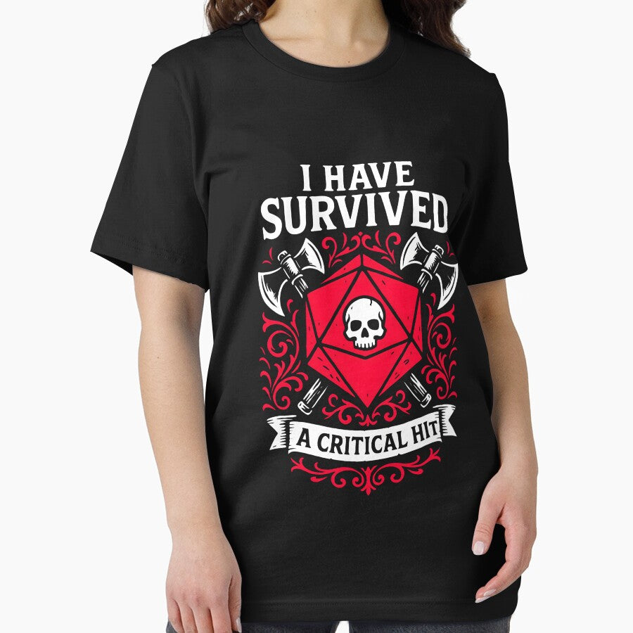 Critical Survivor – RPG Dice Warrior Tee by BravenBold Hoodie, Sweatshirt | BlankRebels.com (Image 2)