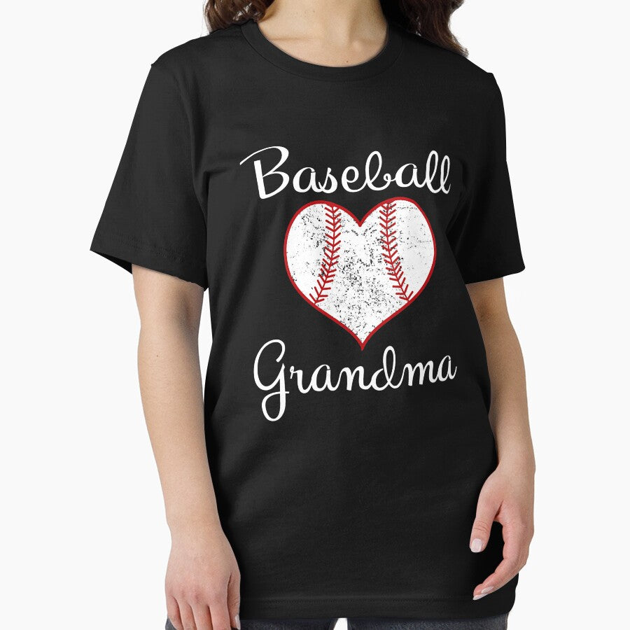 Baseball Grandma Vintage Womens Grandma Baseball Mom Heart by MichelSorour T-Shirts, Hoodie, Sweatshirt (Image 2)