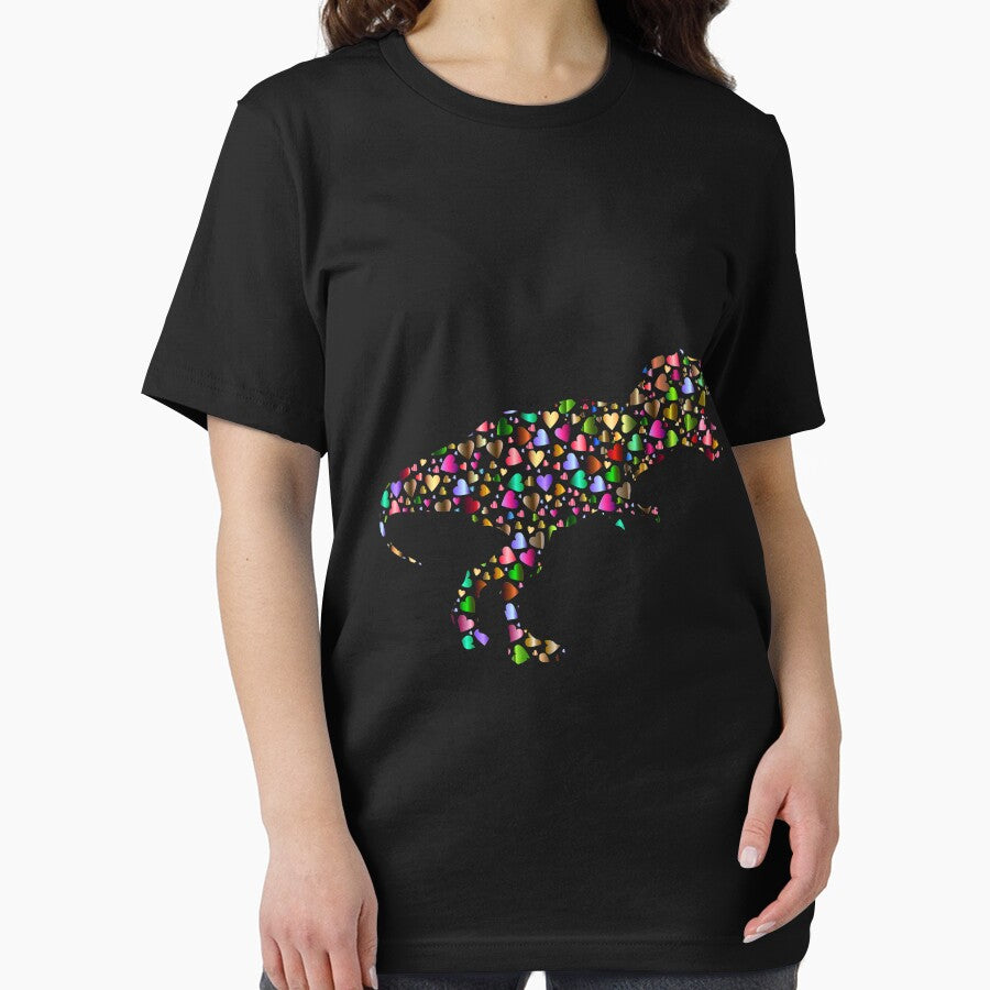 Dinosaur heart pattern color by MatildaWatson T-Shirts, Hoodie, Sweatshirt | BlankRebels.com (Image 2)