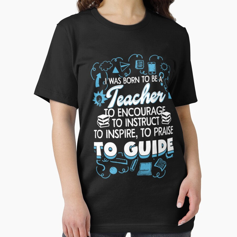 BORN TO BE A TEACHER by aryagiri T-Shirts, Hoodie, Sweatshirt | BlankRebels.com (Image 2)