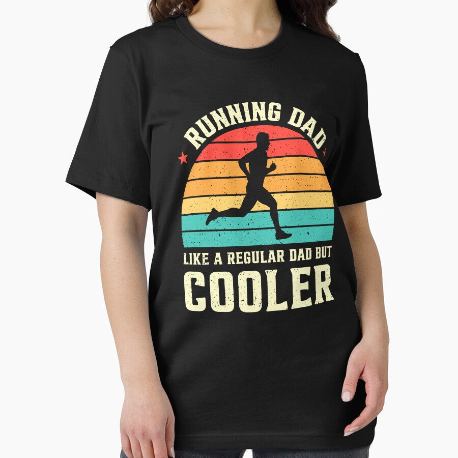 Running Dad Like A Regular Dad But Cooler Retro by RareBunny T-Shirts, Hoodie, Sweatshirt | BlankRebels.com (Image 2)