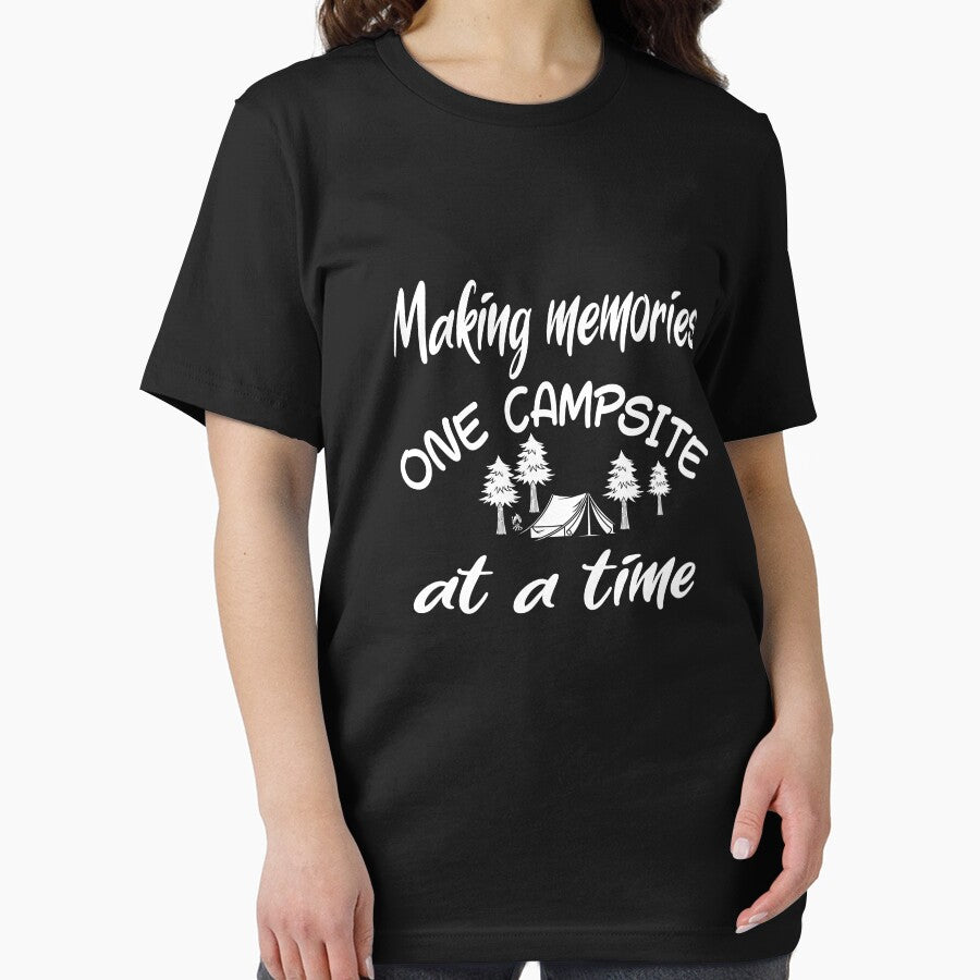 Making memories One Campsite At a Time, Campfire Camping Gift- Funny Camping Shirt ,Camping Tees, Camp T shirt,... (Image 2)