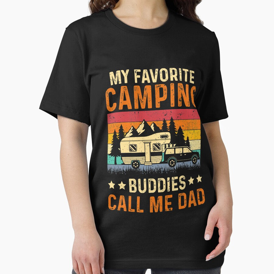 My Favorite Camping Buddies Call Me Dad Father's Day Vintage by lonaarts8 T-Shirts, Hoodie, Sweatshirt (Image 2)