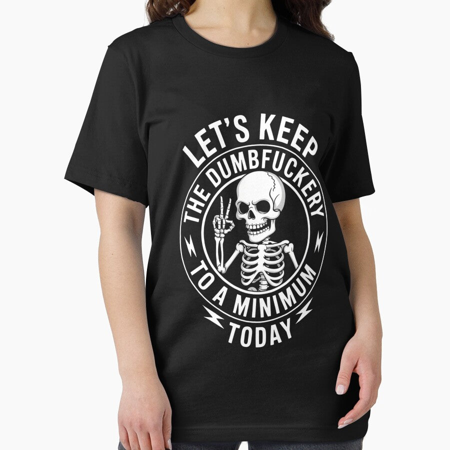 Cool Sarcastic Skeleton Coworker Funny Joke by WalshDrawnLaugh