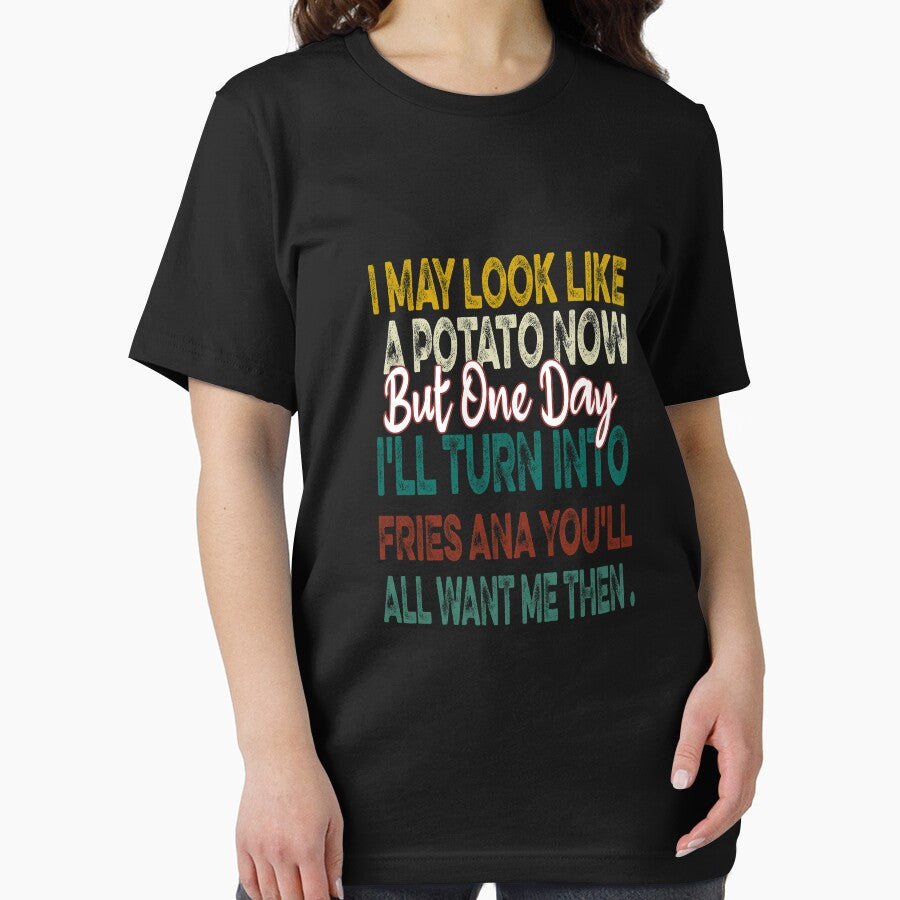 I May Look Like A Potato Cute Funny by ilias13 T-Shirts, Hoodie, Sweatshirt | BlankRebels.com (Image 2)