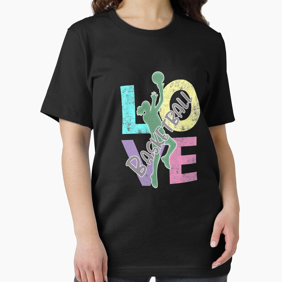 Cute Girls Basketball Love Gift by LGamble12345 T-Shirts, Hoodie, Sweatshirt | BlankRebels.com (Image 2)