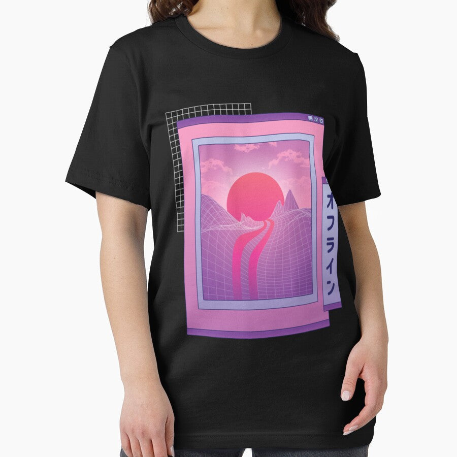 Vaporwave Sunset by Millie Hunter T-Shirts, Hoodie, Sweatshirt | BlankRebels.com (Image 2)