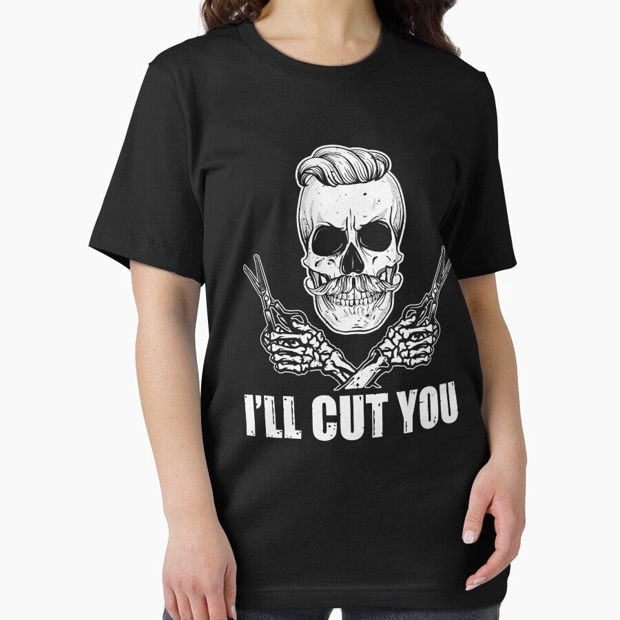 I Will Cut You Funny Hairdresser Halloween by DNW-art T-Shirts, Hoodie, Sweatshirt | BlankRebels.com (Image 2)