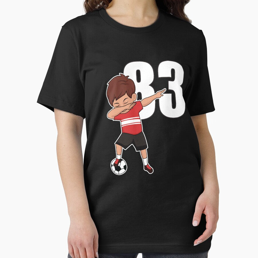 Awesome Soccer Player Number 83 Soccer Athlete Athletic Sports Team by VollLaser
