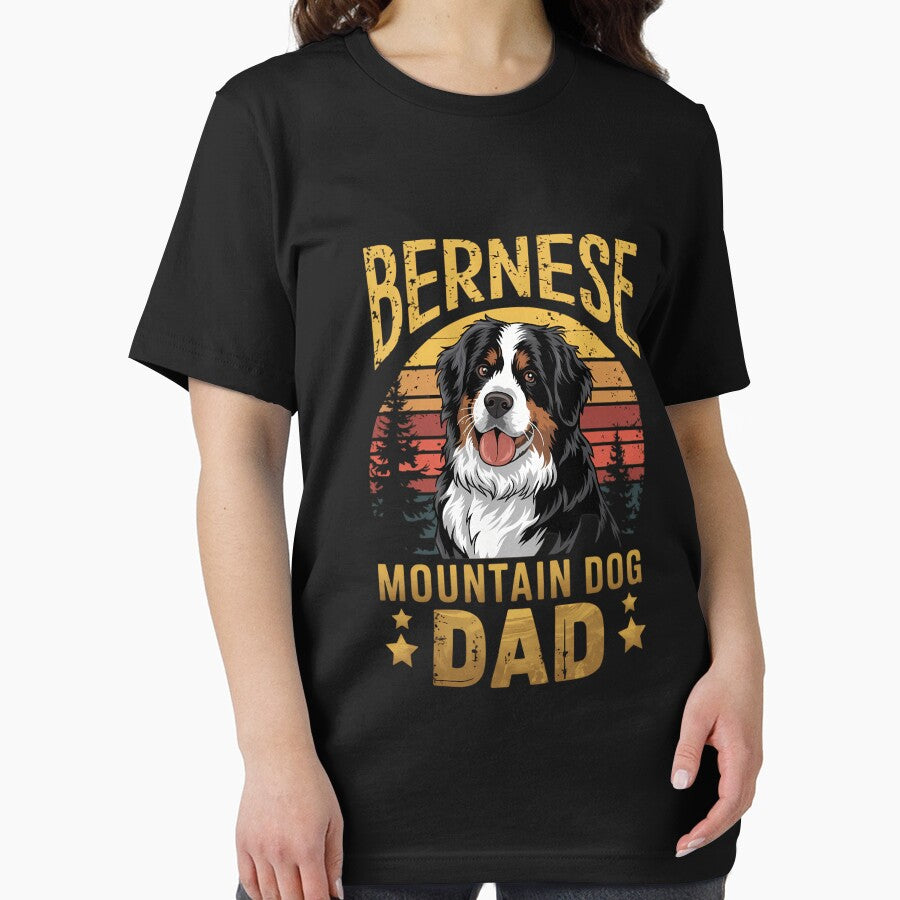 Bernese Mountain Dog - Dad Father's Day Pet Dog Breed Pet by AsteriskDatBArt T-Shirts, Hoodie, Sweatshirt (Image 2)
