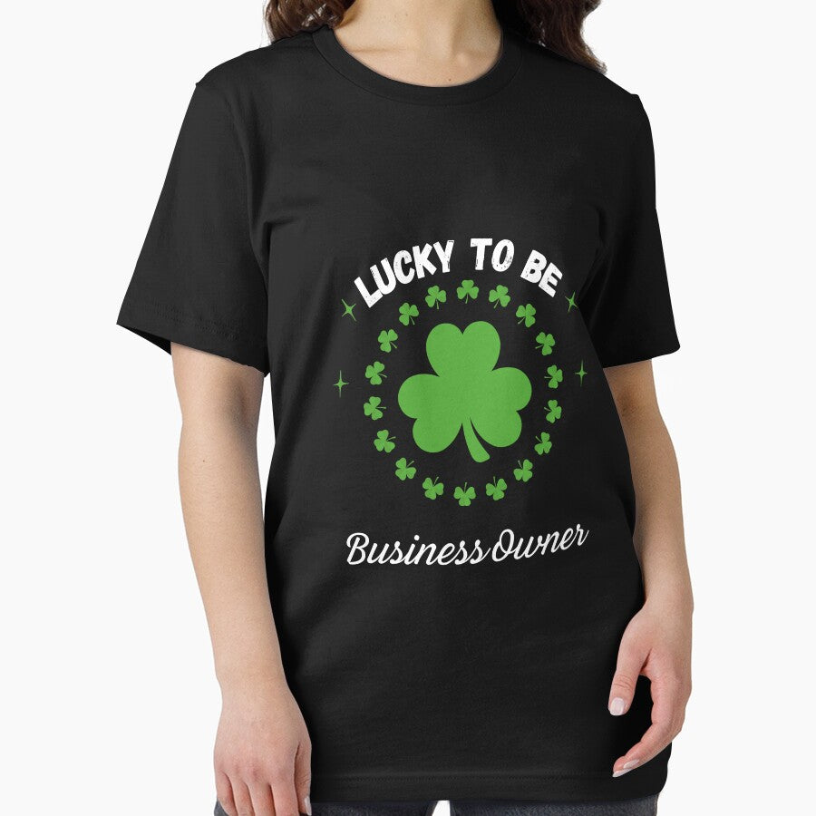 Lucky To Be Business Owner by FestivityFinds T-Shirts, Hoodie, Sweatshirt | BlankRebels.com (Image 2)