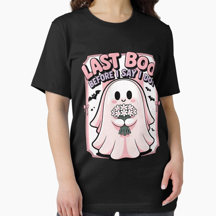 Last Boo Before I Say I Do Bride Ghost Halloween Bach Party by tabdejinti T-Shirts, Hoodie, Sweatshirt (Image 2)