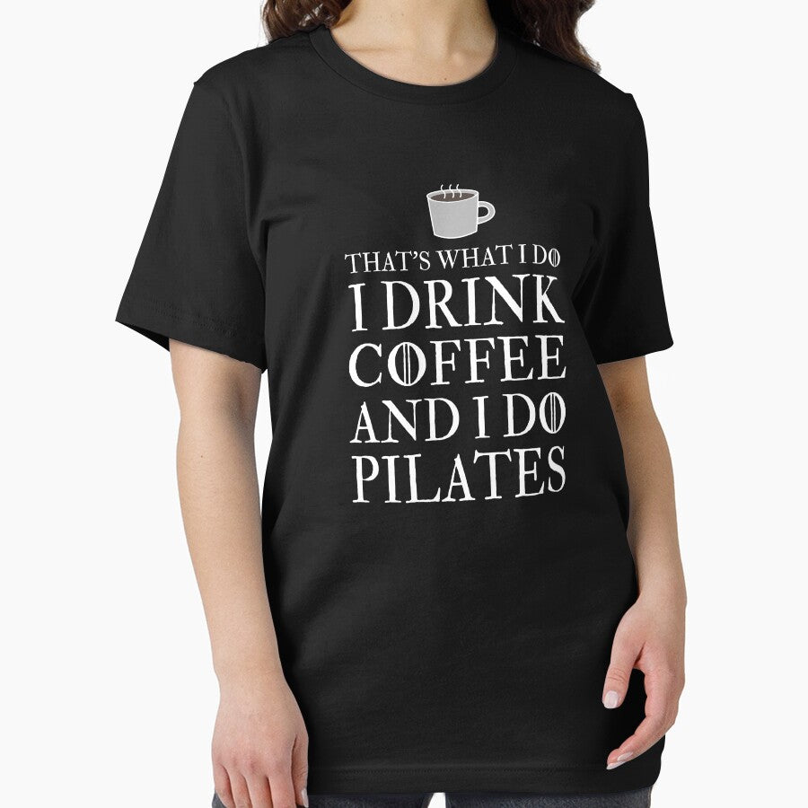I Drink Coffee And Do Pilates Funny Pilates Workout by sherogins T-Shirts, Hoodie, Sweatshirt | BlankRebels.com (Image 2)