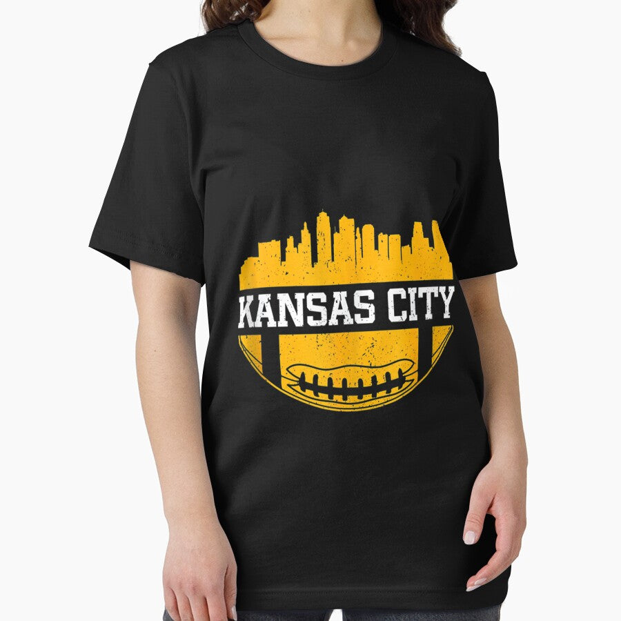 Kansas City Football Grunge by christyruffin T-Shirts, Hoodie, Sweatshirt | BlankRebels.com (Image 2)