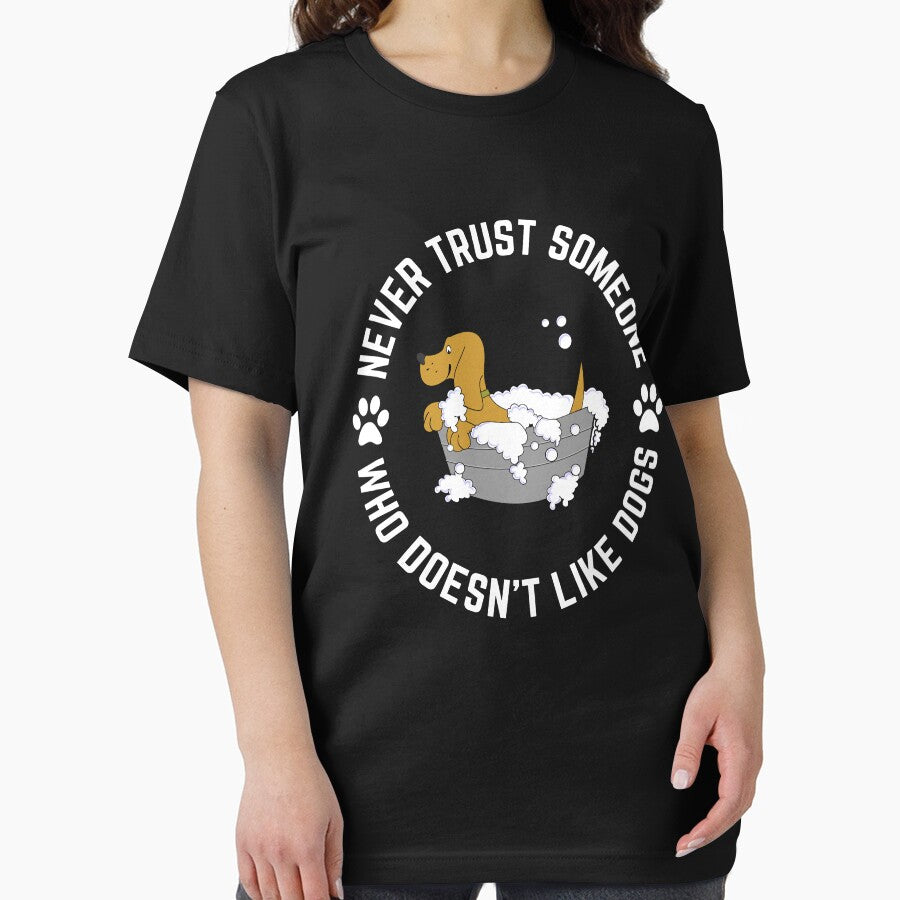 Never Trust Someone Who Doesn't Like Dogs by 24FAHSION T-Shirts, Hoodie, Sweatshirt | BlankRebels.com (Image 2)