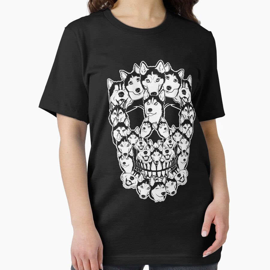 Husky Dog Skull Halloween Costume by DNW-art T-Shirts, Hoodie, Sweatshirt | BlankRebels.com (Image 2)