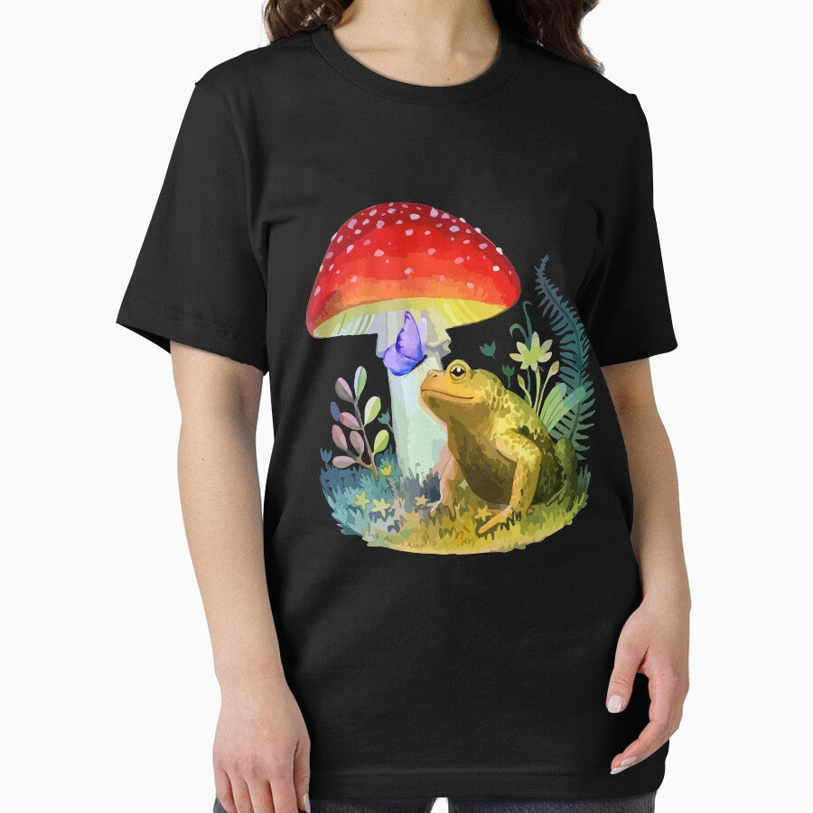 Cottagecore Aesthetic - Frog Mushroom Butterfly by Dressed For  Duty T-Shirts, Hoodie, Sweatshirt | BlankRebels.com (Image 2)