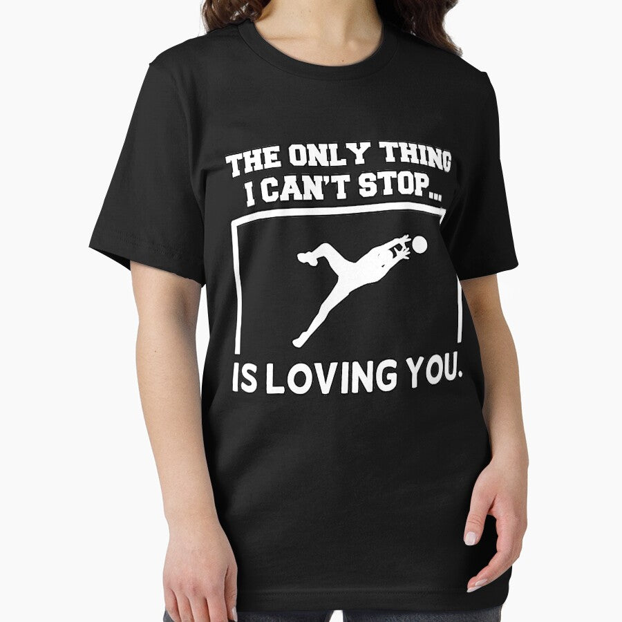 The Only Thing I Can't Stop Is Loving You Romantic Valentines Quotation Graphic Text Letter Art by DoctorParanoid