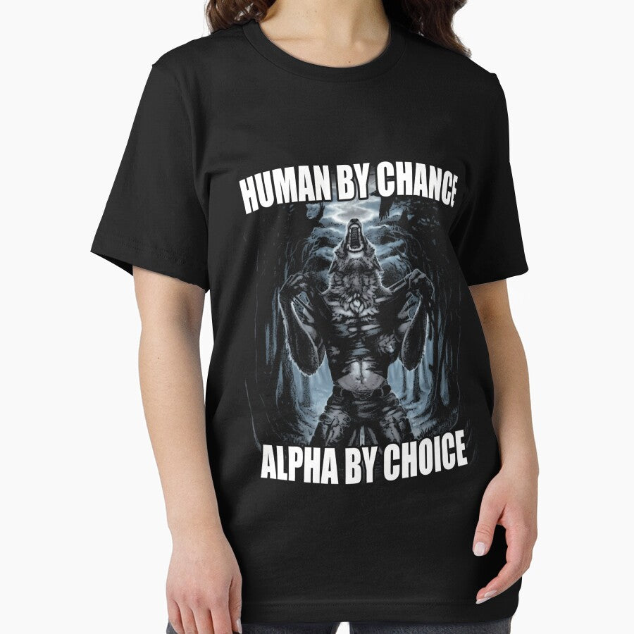 Human By Chance Alpha By Choice by Williaelmas T-Shirts, Hoodie, Sweatshirt | BlankRebels.com (Image 2)