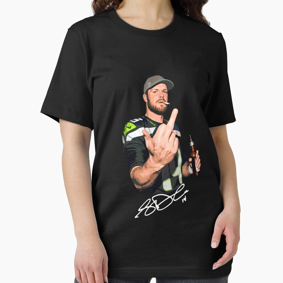 Sam Darnold Middle Finger Signature Vintage by delacerdaan T-Shirts, Hoodie, Sweatshirt | BlankRebels.com (Image 2)