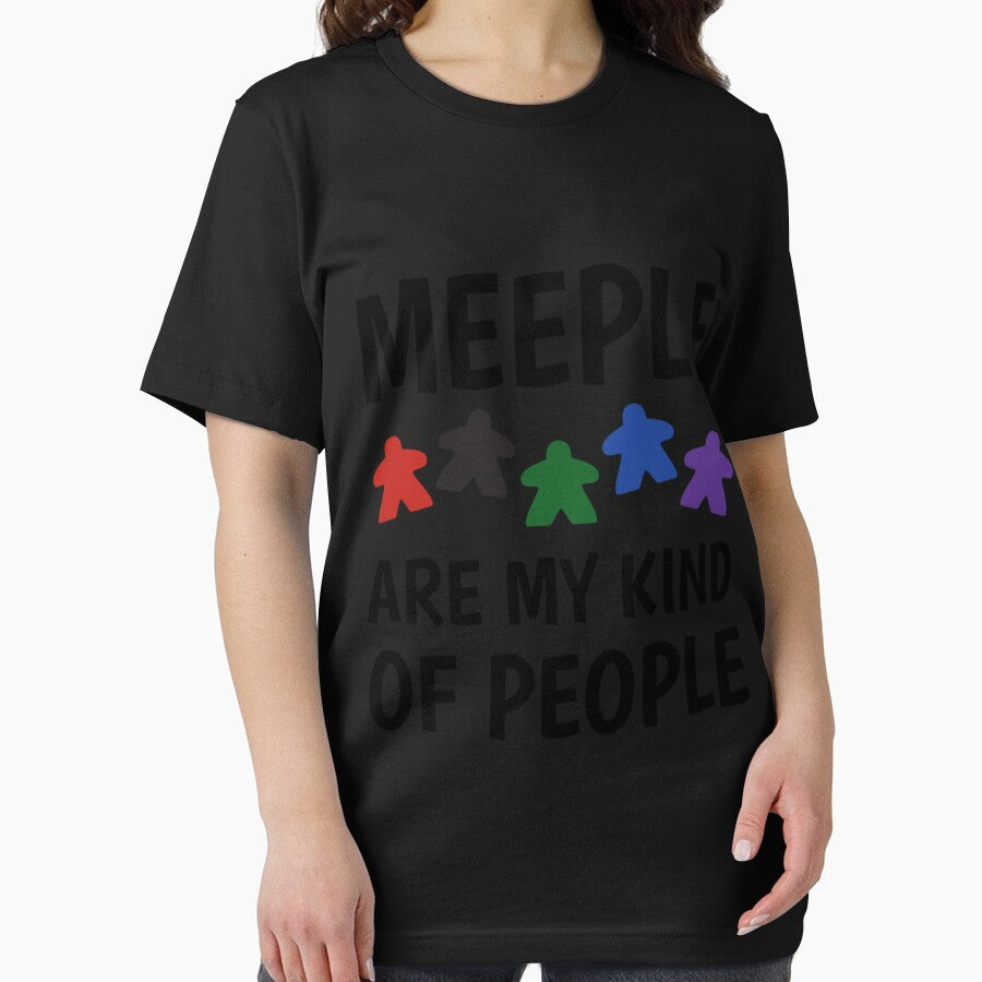Board Games Game Night Meeple Are My Kind Of People Classic T-Shirt by madisonbau Hoodie, Sweatshirt (Image 2)