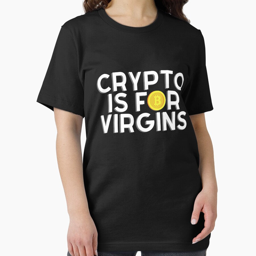 Crypto is For Virgins by VAHPROD T-Shirts, Hoodie, Sweatshirt | BlankRebels.com (Image 2)
