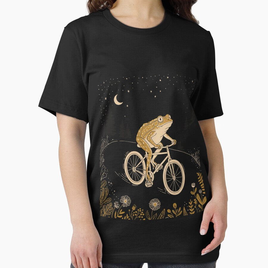 Cottagecore Frog Bicycle Aesthetic by FadeOfThrone T-Shirts, Hoodie, Sweatshirt | BlankRebels.com (Image 2)
