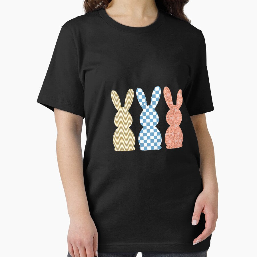 Easter Bunny Rabbit Groovy Hippie Trio Cute Easter Day by FaithAbbott T-Shirts, Hoodie, Sweatshirt (Image 2)