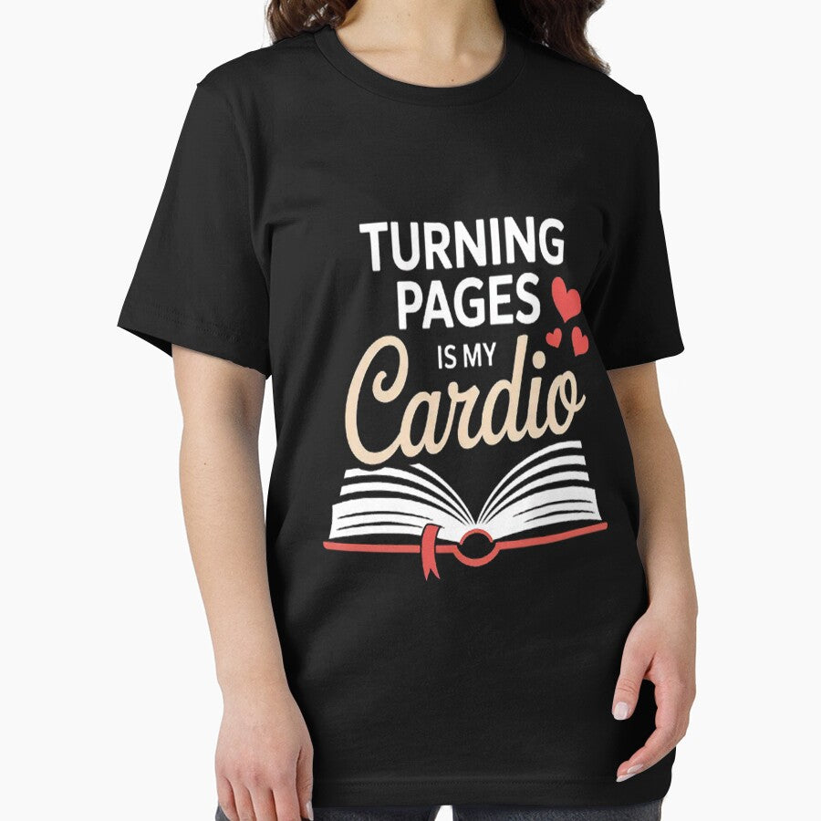 Turning Pages Is My Cardio Reading Book Novelty by MangoFit T-Shirts, Hoodie, Sweatshirt | BlankRebels.com (Image 2)