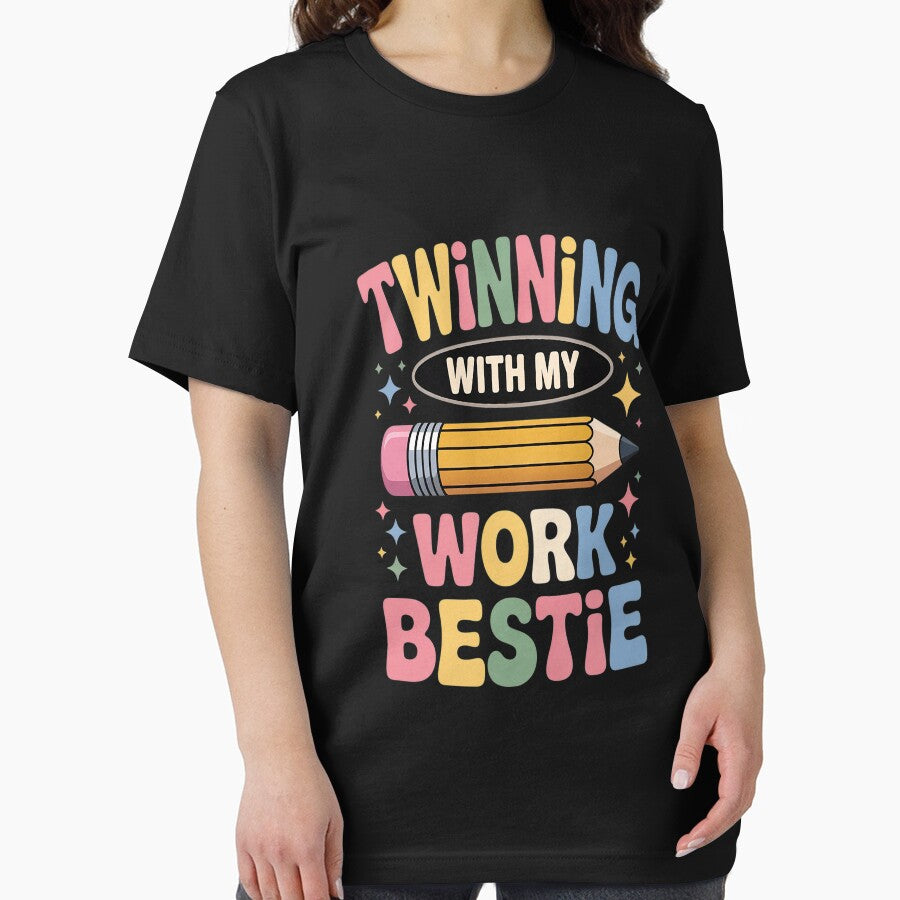 Twinning With My Work Bestie Spirit Week Best Friend Twin by HaiharryCartoon T-Shirts, Hoodie, Sweatshirt (Image 2)