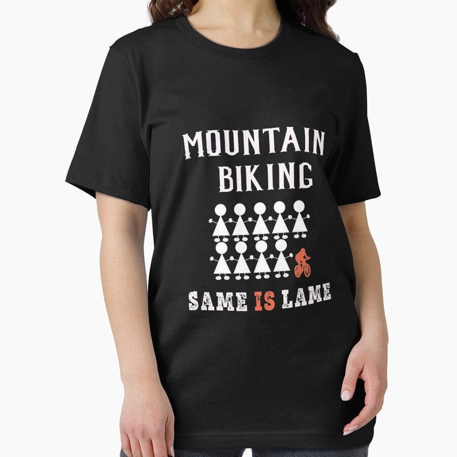 Same is lame mountin bike gift for girl by LGamble12345 T-Shirts, Hoodie, Sweatshirt | BlankRebels.com (Image 2)
