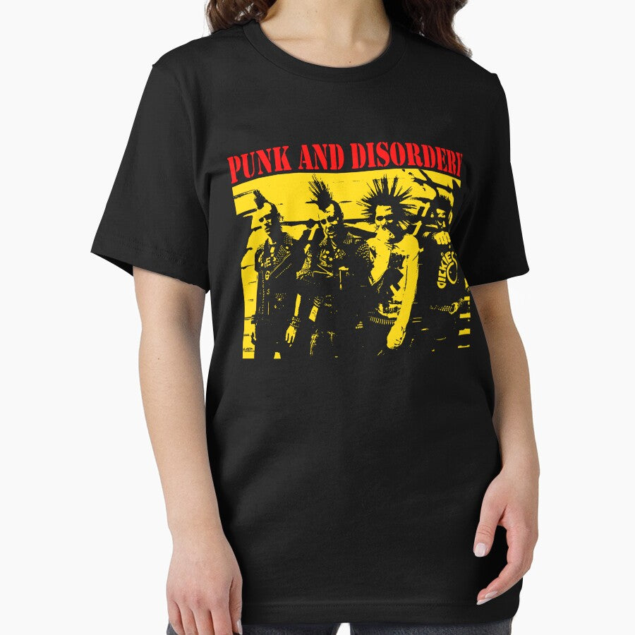 Hardcore Punk Silhouette With Red Typography by billiasbros