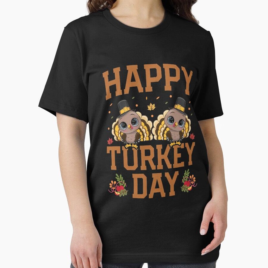Happy Turkey Day Shirt, Thanksgiving Shirt, Thanksgiving Party Shirt, Thanksgiving Turkey Shirt, Thanksgiving... (Image 2)