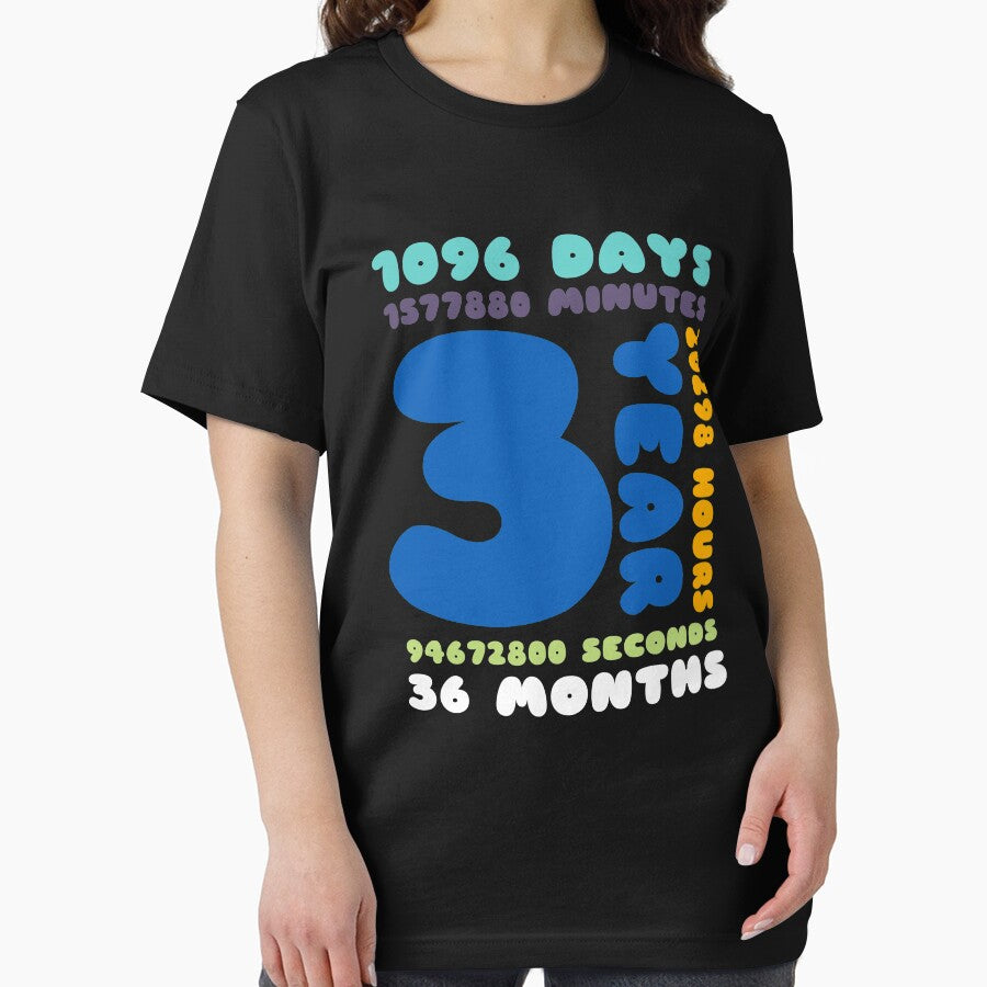 3 Years Birthday Gift Girl Boy Party by MooonTees T-Shirts, Hoodie, Sweatshirt | BlankRebels.com (Image 2)