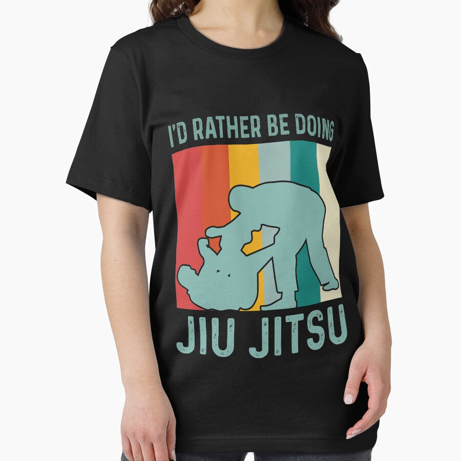 I'D RATHER BE JIU JITSU by HarleyGarner T-Shirts, Hoodie, Sweatshirt | BlankRebels.com (Image 2)