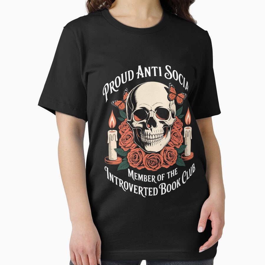 Proud Anti Social Member Of Introverted Book Club by HORIZBoutique T-Shirts, Hoodie, Sweatshirt | BlankRebels.com (Image 2)