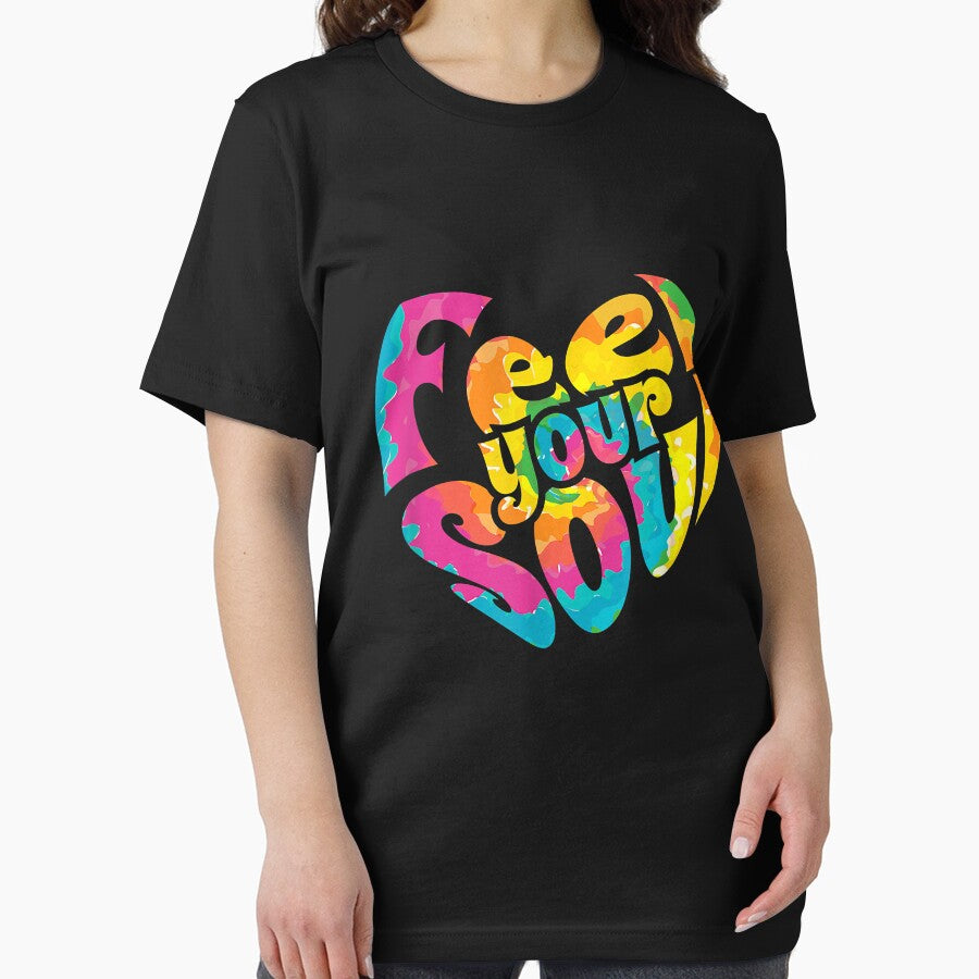 Hippie Peace Sign Heart - Feel Your Soul by shannange T-Shirts, Hoodie, Sweatshirt | BlankRebels.com (Image 2)