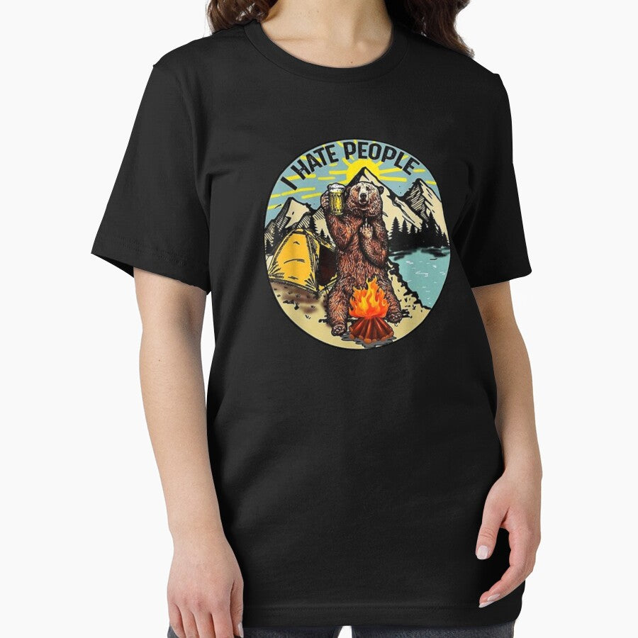 Bear Camping I Hate People by biwli T-Shirts, Hoodie, Sweatshirt | BlankRebels.com (Image 2)