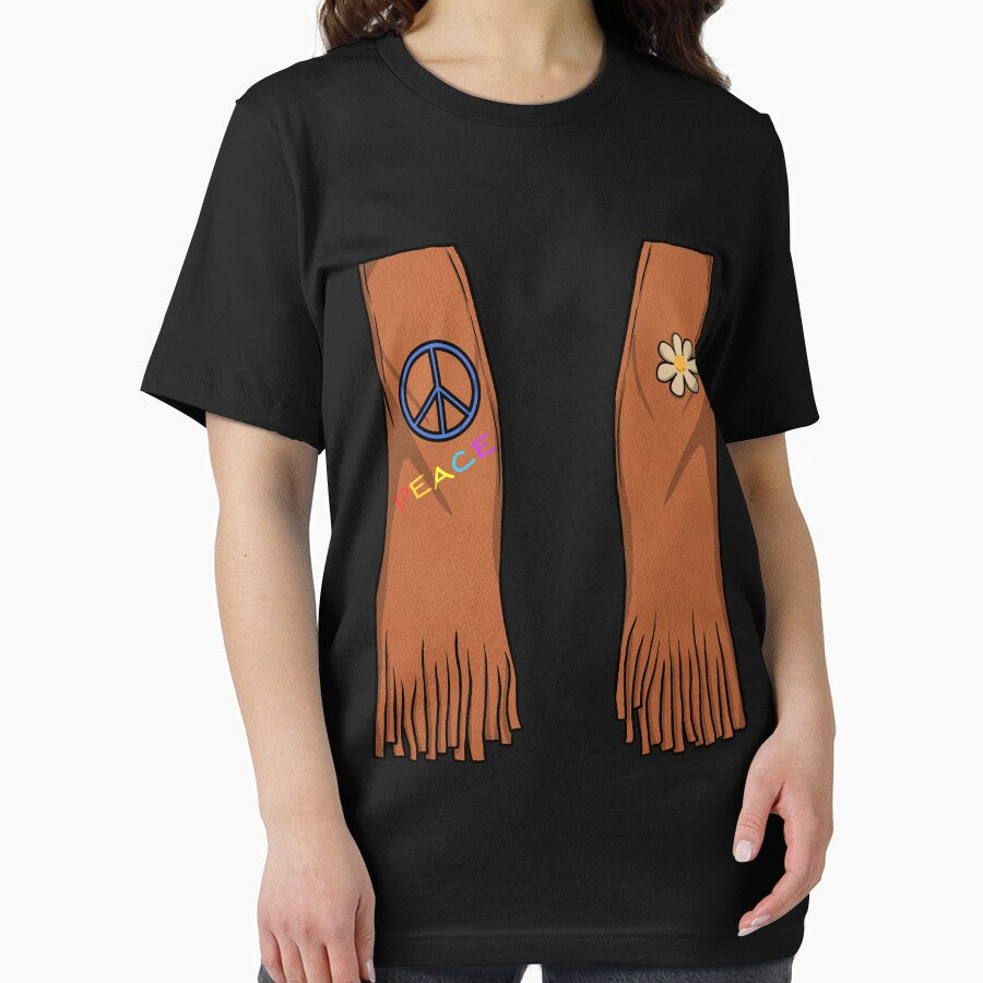 Hippie Costume Hippie Peace Halloween Hippie Costume Gear by DynamicDesign T-Shirts, Hoodie, Sweatshirt (Image 2)