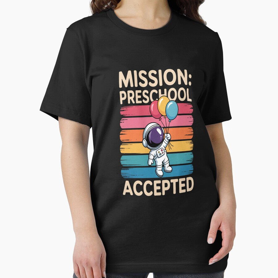 Mission Preschool Accepted Astronaut Back to School Boys by FndPardaL T-Shirts, Hoodie, Sweatshirt (Image 2)