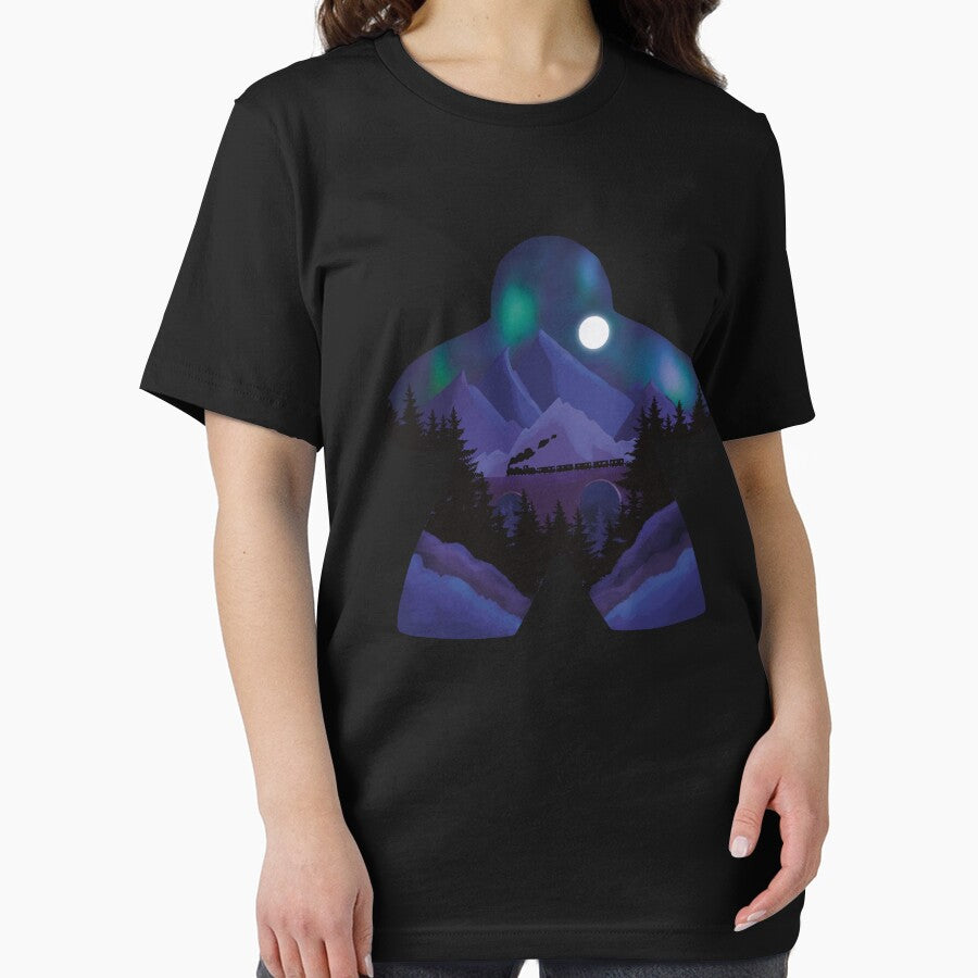Meeple Train Board Gamer Tabletop by shadowisper T-Shirts, Hoodie, Sweatshirt | BlankRebels.com (Image 2)