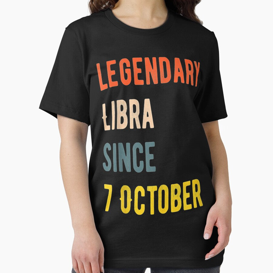Libra Legend Since 7 October Vintage by RonaldoStudio T-Shirts, Hoodie, Sweatshirt | BlankRebels.com (Image 2)