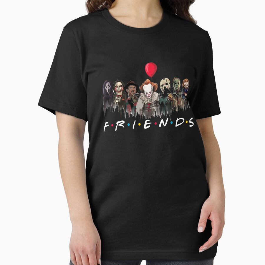 Halloween Horror Movie Killers Scary Friends by CoriDoris55 T-Shirts, Hoodie, Sweatshirt | BlankRebels.com (Image 2)