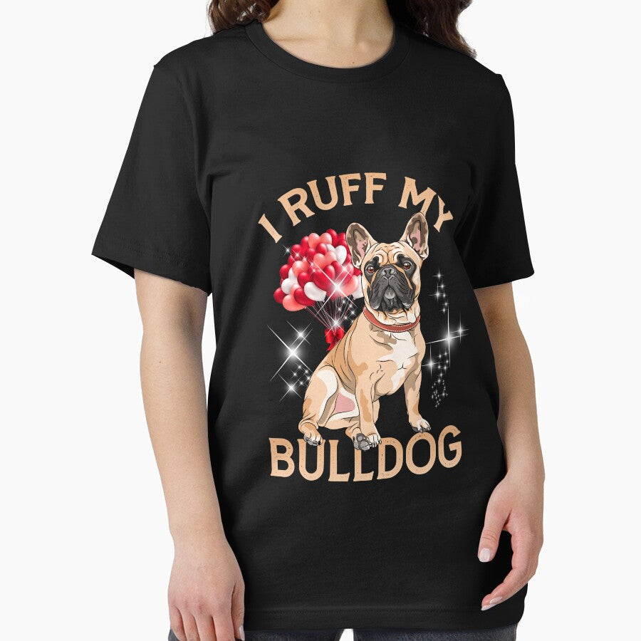 "I ruff my Bulldog" . . Valentine's day card from dog owner to his or her beloved Bulldog by JoelsCorner