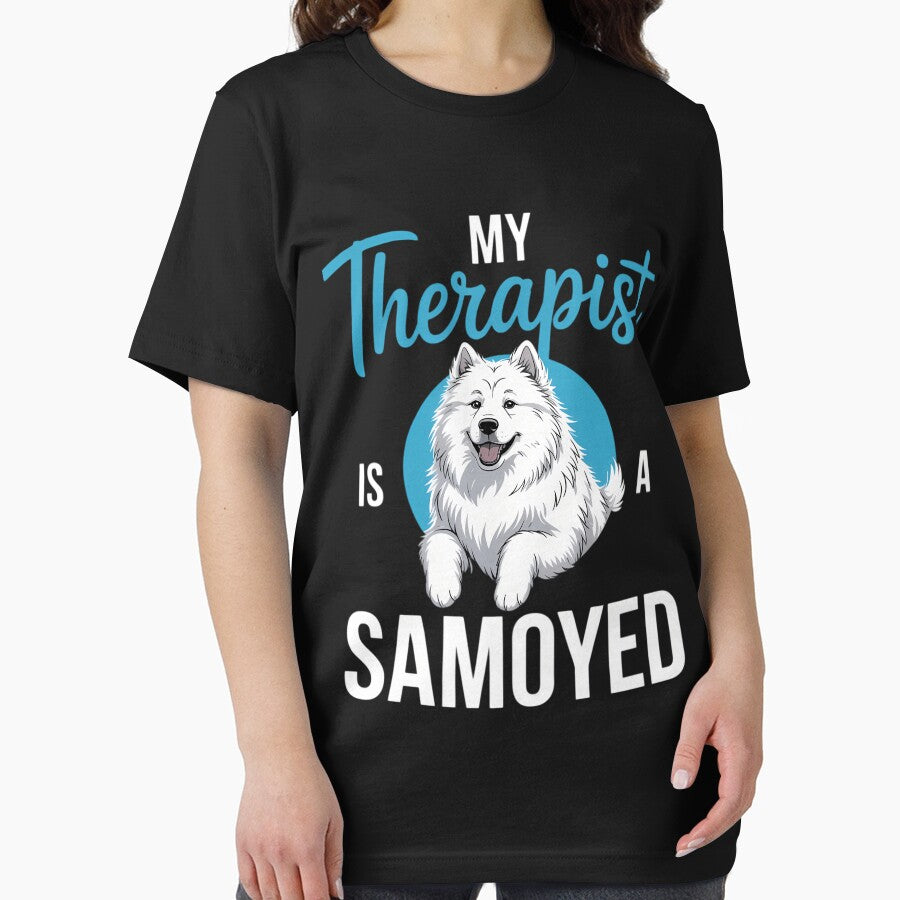 My Therapist is a Samoyed by CookWorldLaughs T-Shirts, Hoodie, Sweatshirt | BlankRebels.com (Image 2)