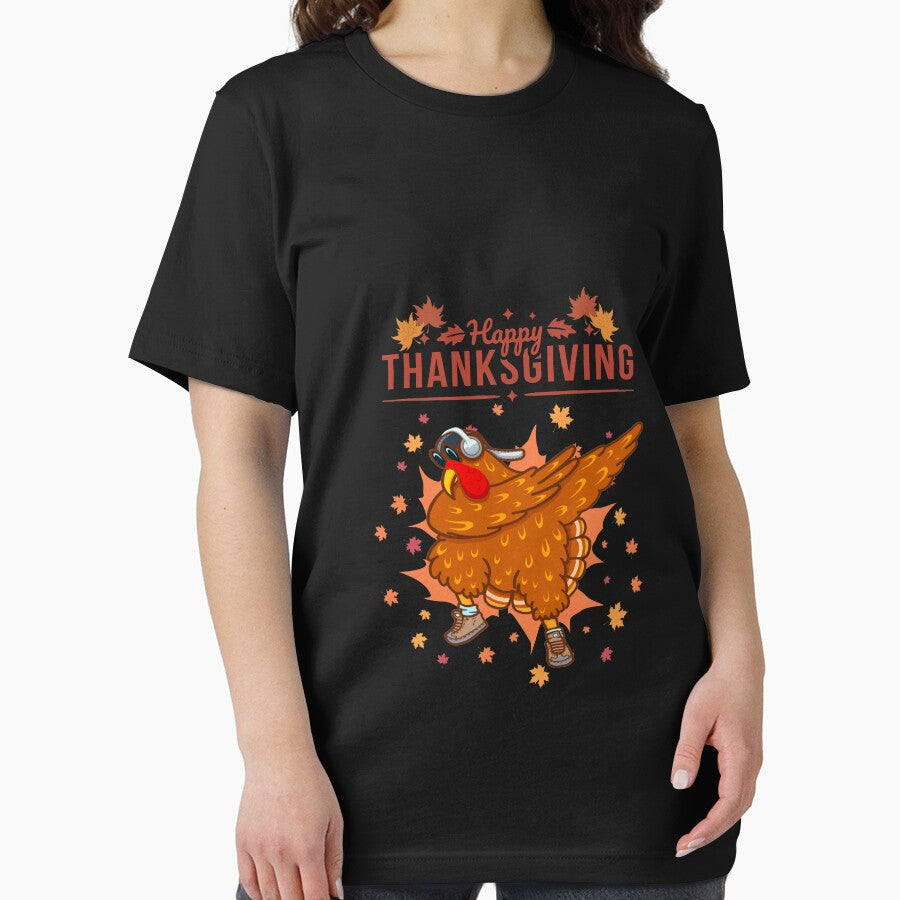 Dabbing Turkey Happy Thanksgiving by Taweekoonshop T-Shirts, Hoodie, Sweatshirt | BlankRebels.com (Image 2)
